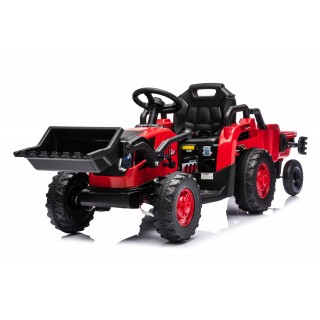 Traktor XT60 s přívěsem Červený