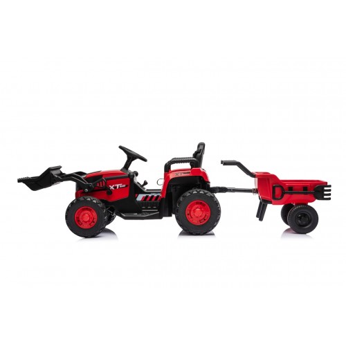 Traktor XT60 s přívěsem Červený
