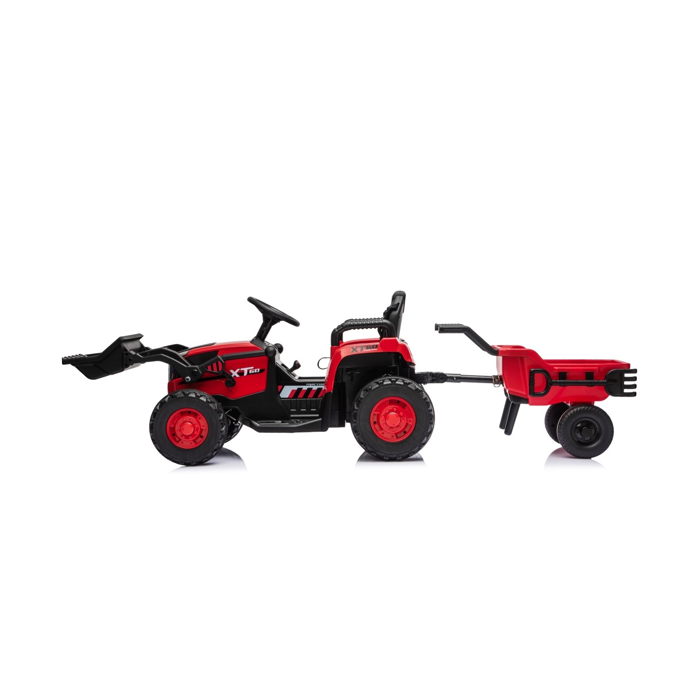 Traktor XT60 s přívěsem Červený