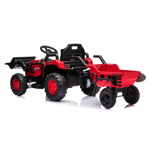 Traktor XT60 s přívěsem Červený