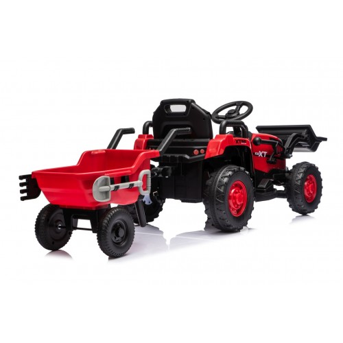 Traktor XT60 s přívěsem Červený