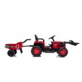 Traktor XT60 s přívěsem Červený