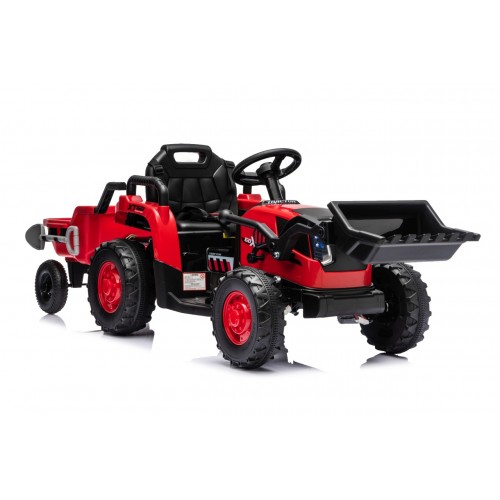 Traktor XT60 s přívěsem Červený