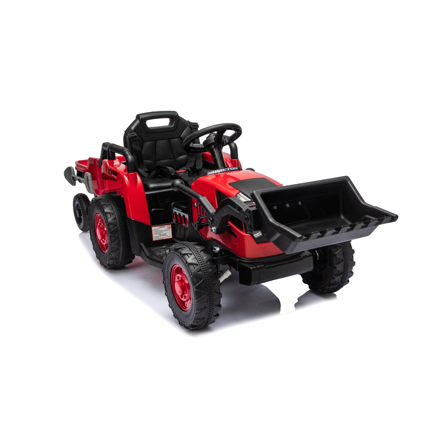 Traktor XT60 s přívěsem Červený
