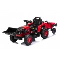 Traktor XT60 s přívěsem Červený