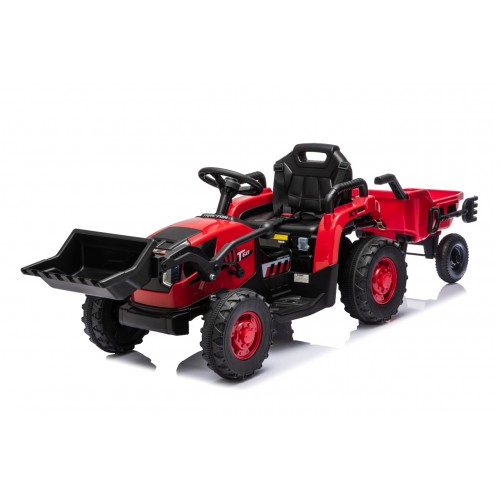 Traktor XT60 s přívěsem Červený