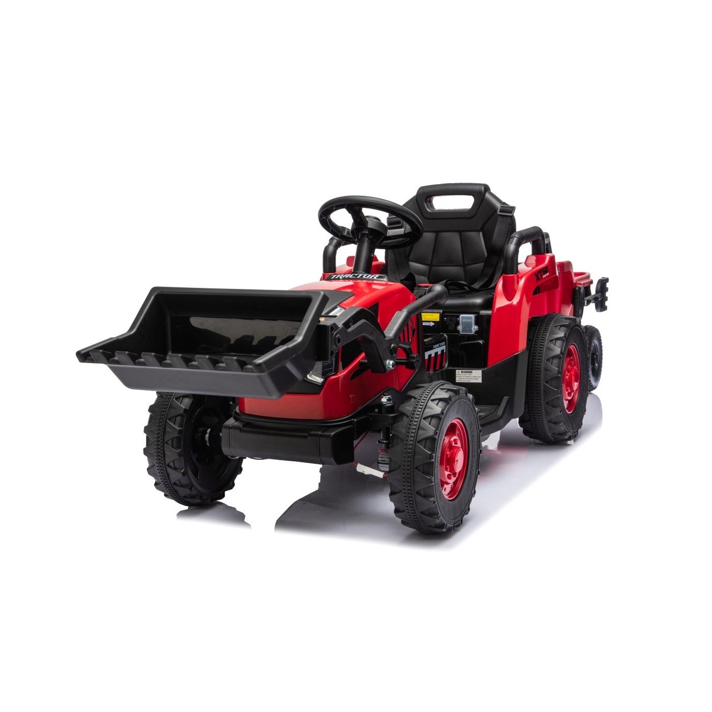 Traktor XT60 s přívěsem Červený