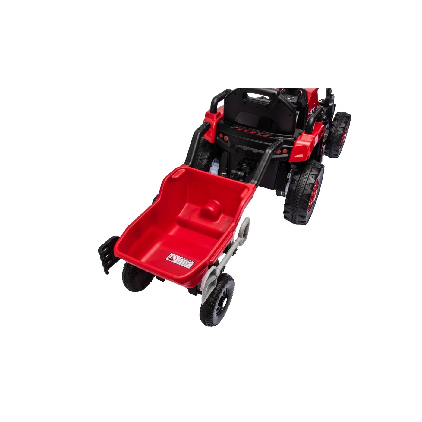 Traktor XT60 s přívěsem Červený