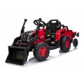 Traktor XT60 s přívěsem Červený