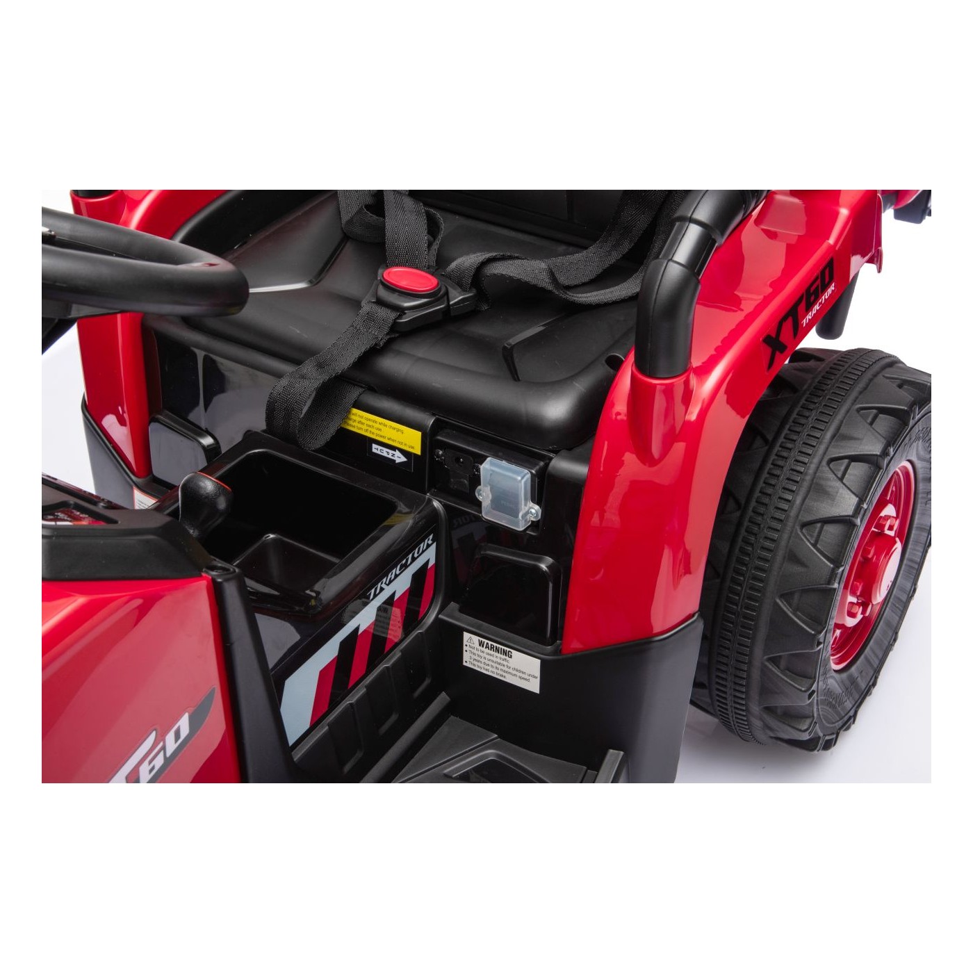 Traktor XT60 s přívěsem Červený