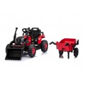 Traktor XT60 s přívěsem Červený
