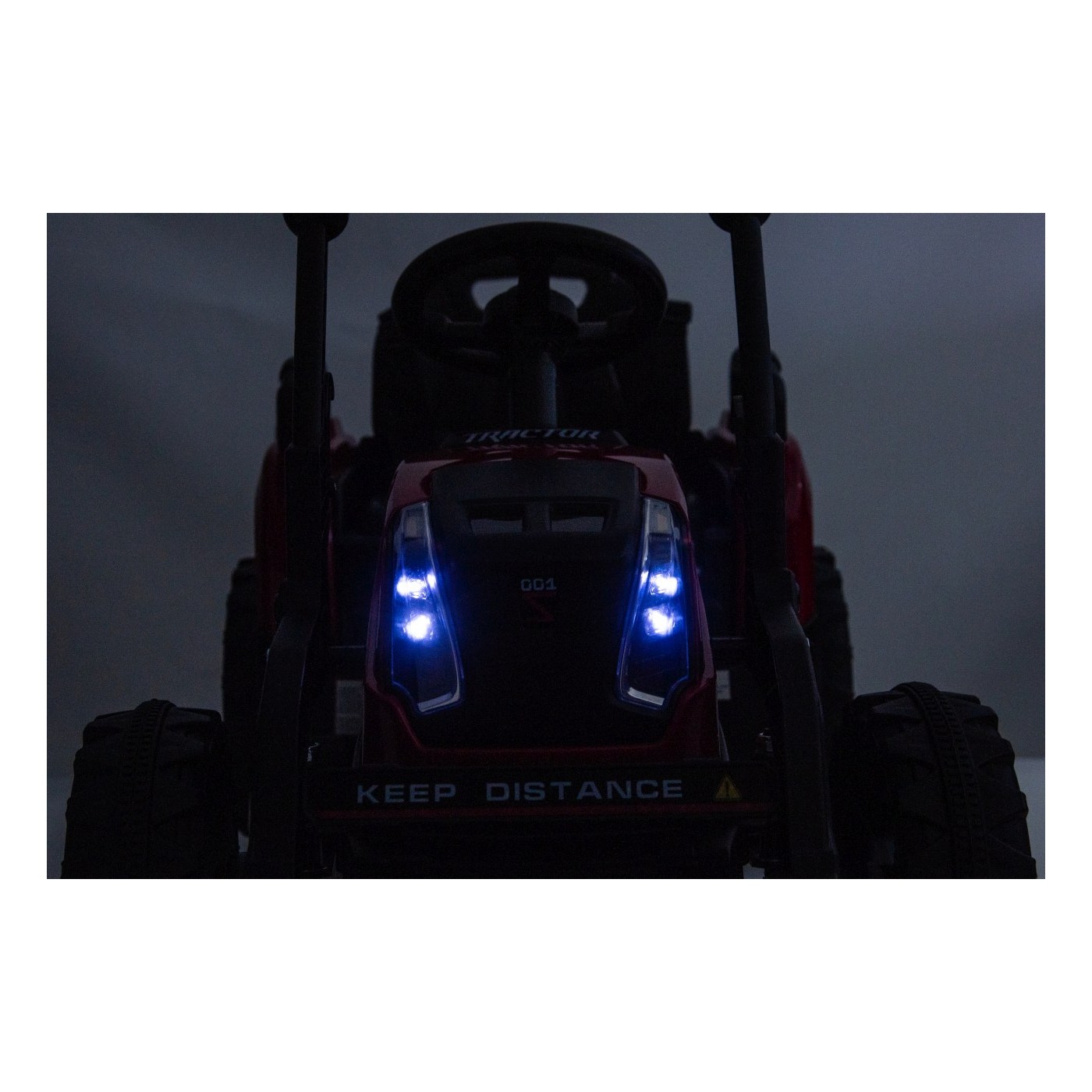 Traktor XT60 s přívěsem Červený