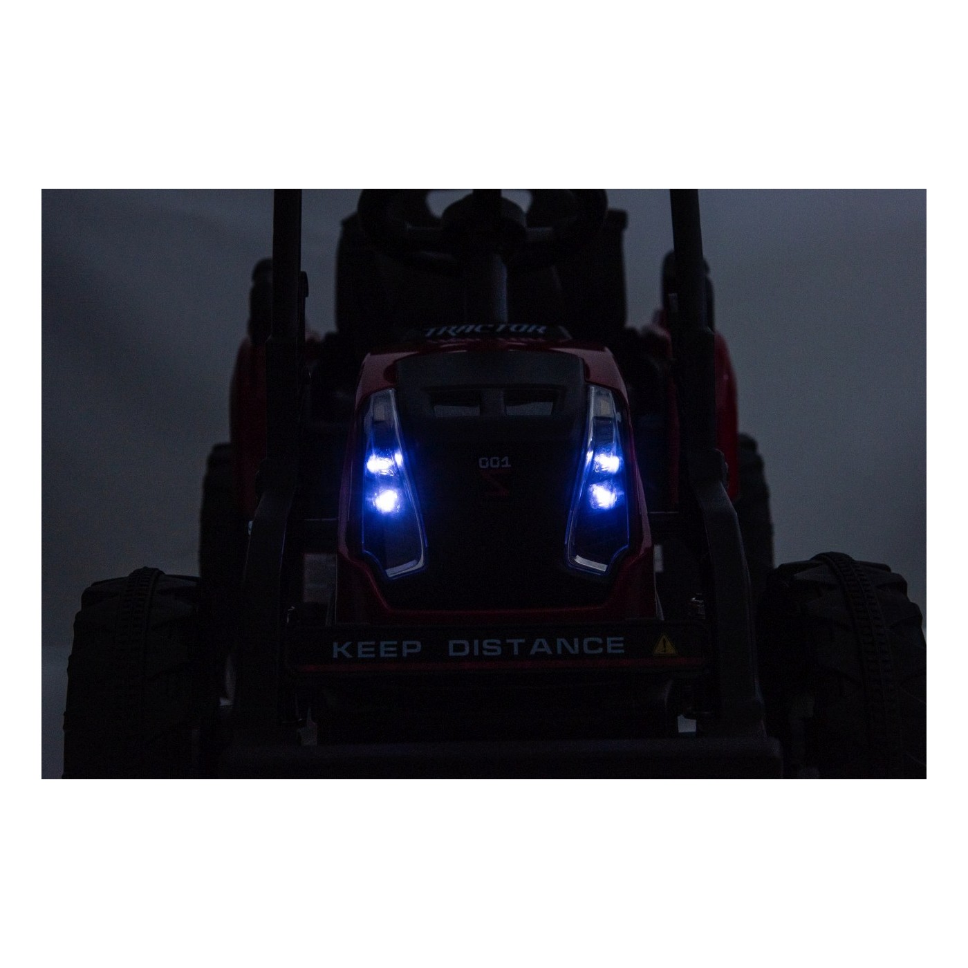 Traktor XT60 s přívěsem Červený