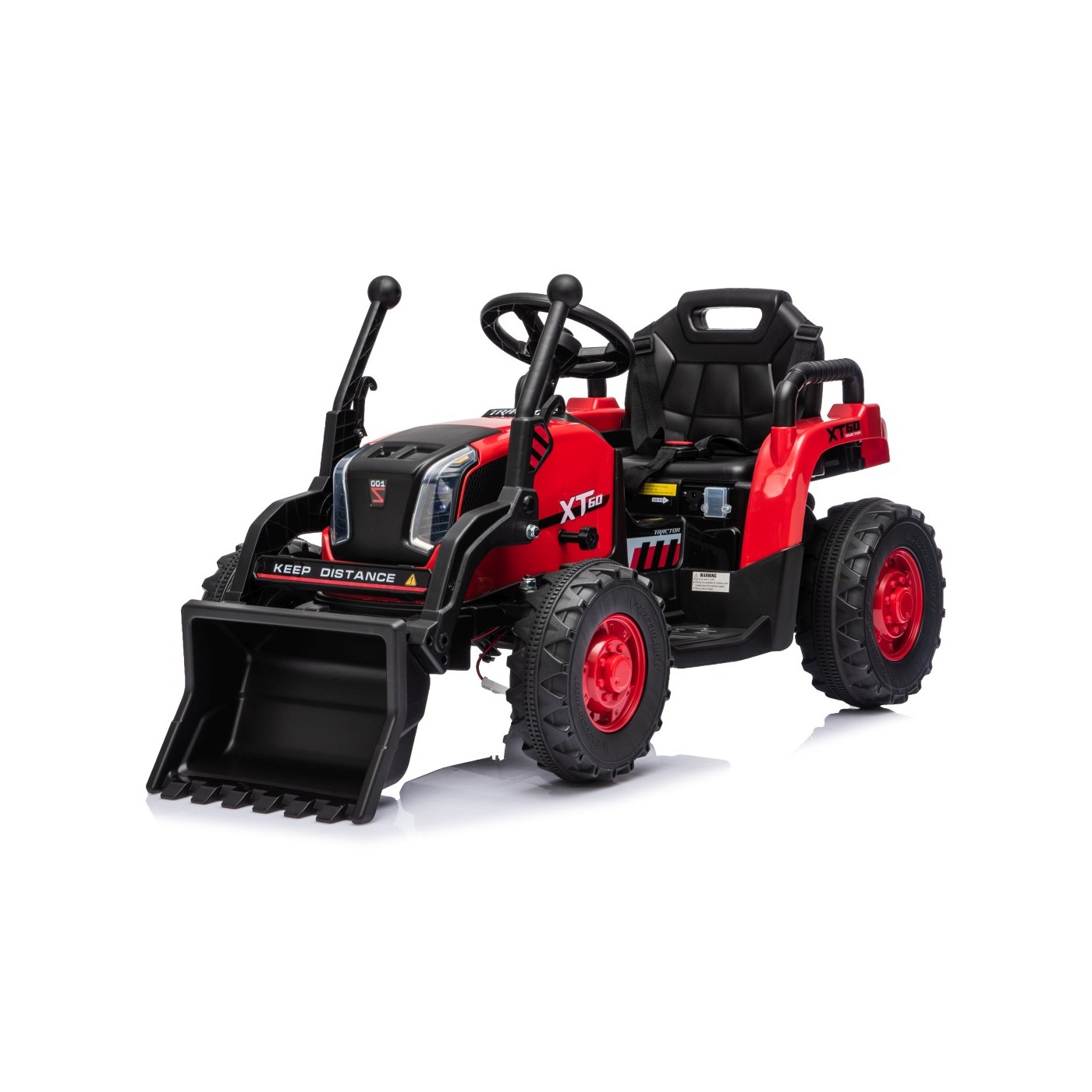 Traktor XT60 s přívěsem Červený