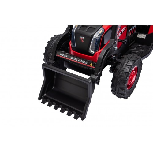 Traktor XT60 s přívěsem Červený