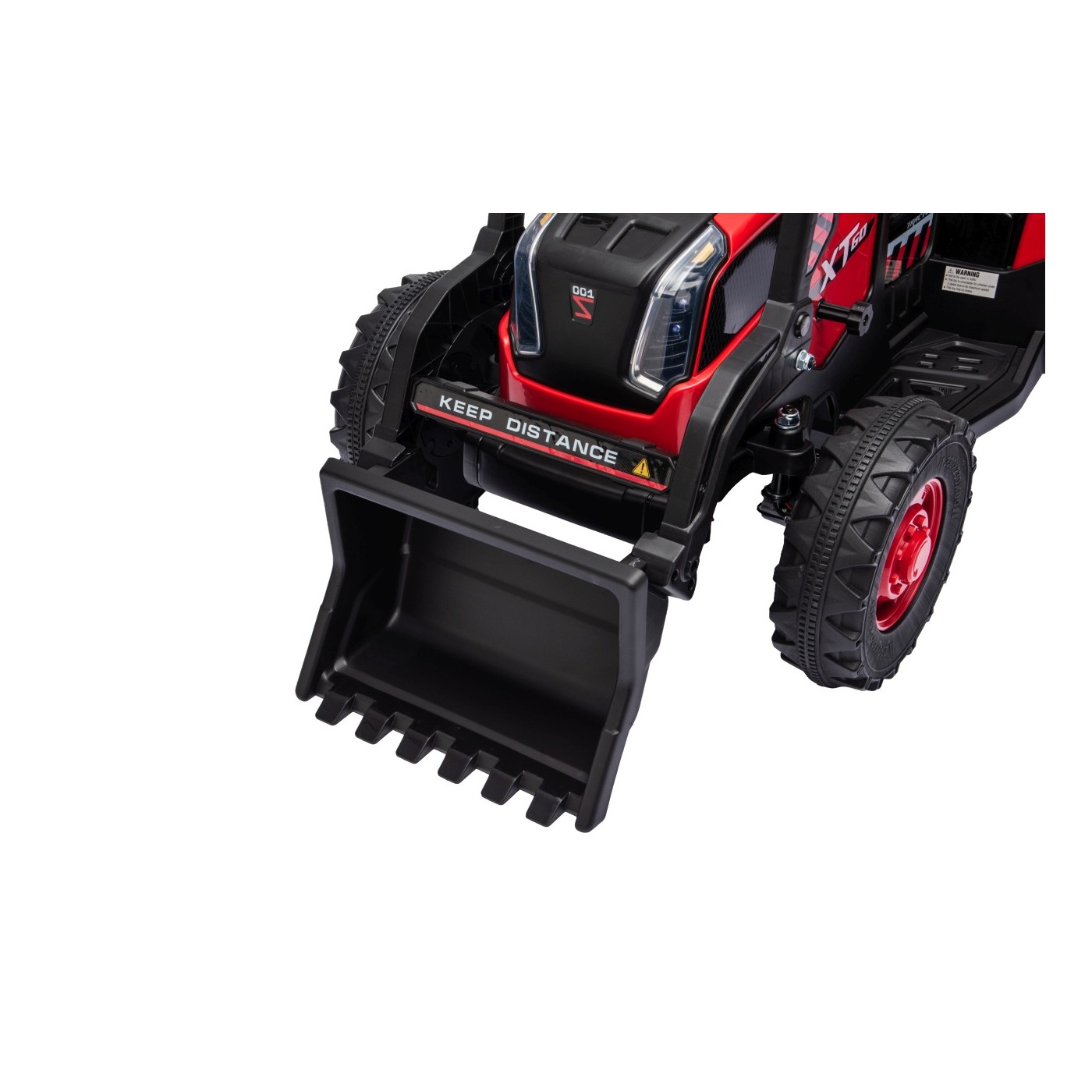 Traktor XT60 s přívěsem Červený
