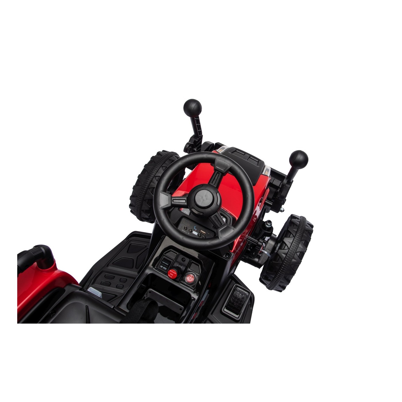 Traktor XT60 s přívěsem Červený