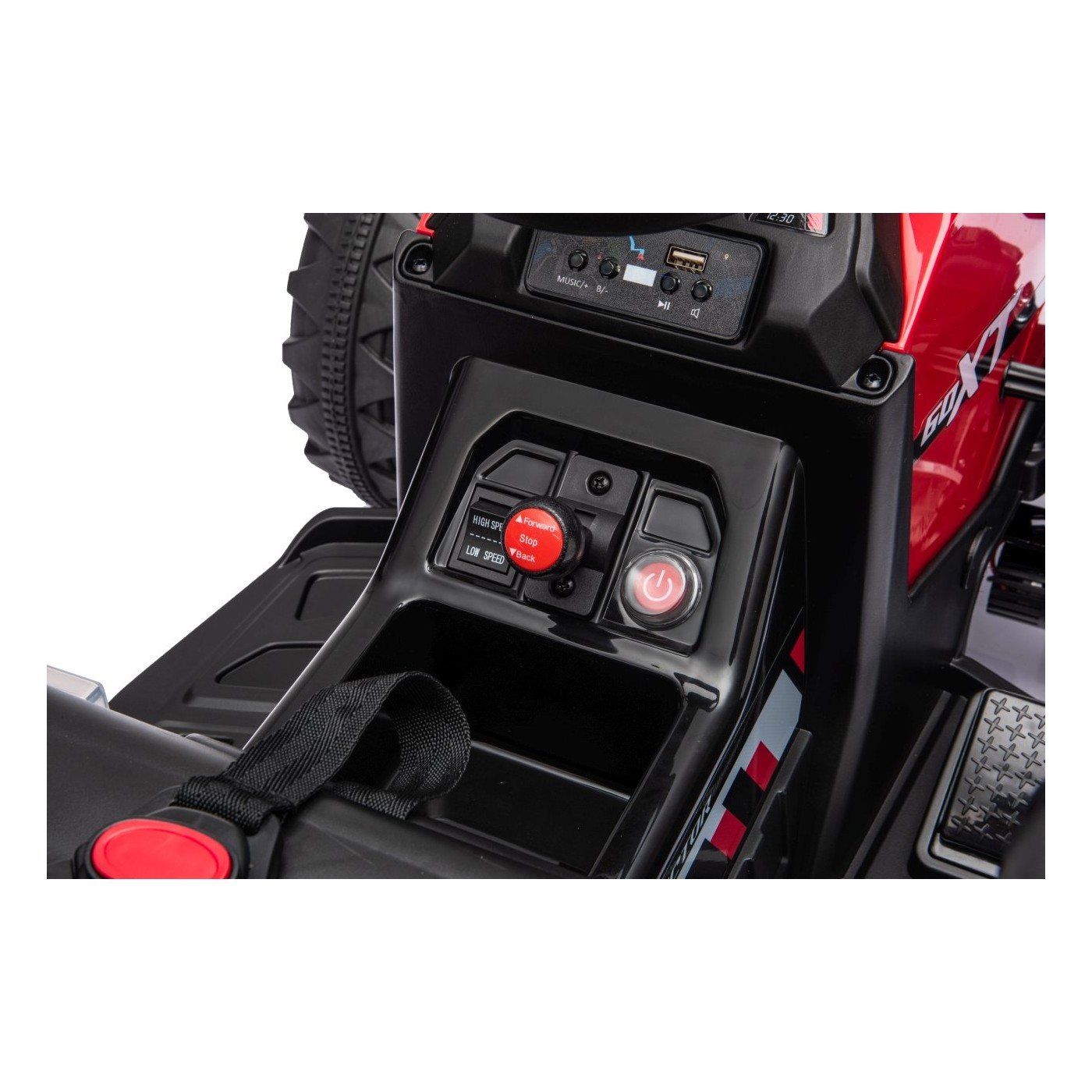 Traktor XT60 s přívěsem Červený