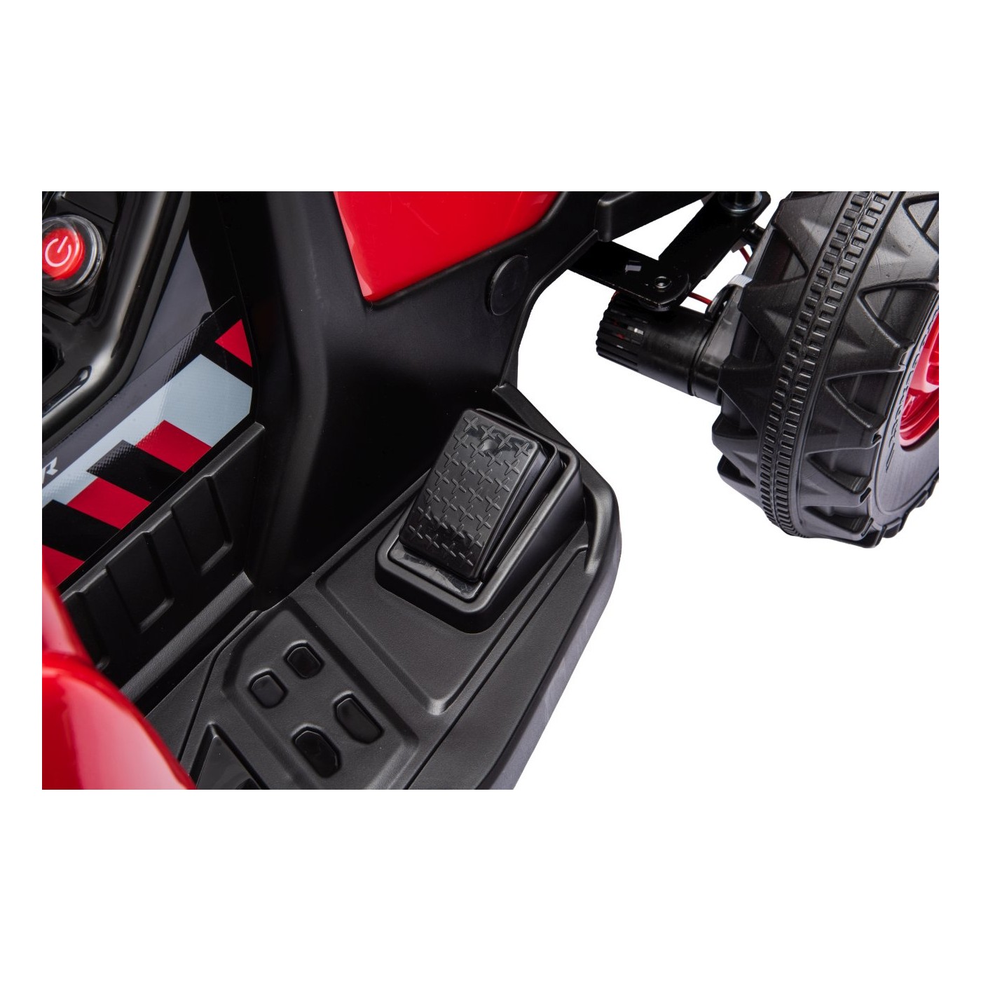 Traktor XT60 s přívěsem Červený