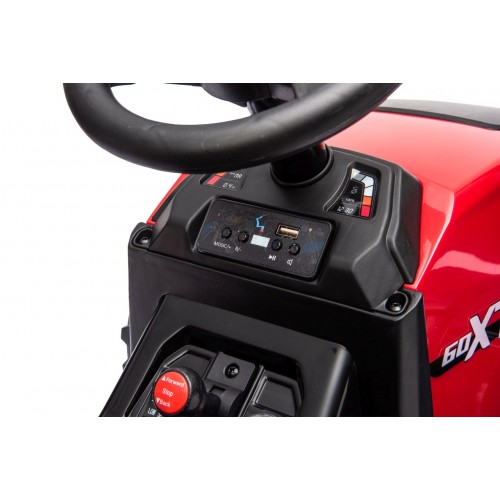 Traktor XT60 s přívěsem Červený