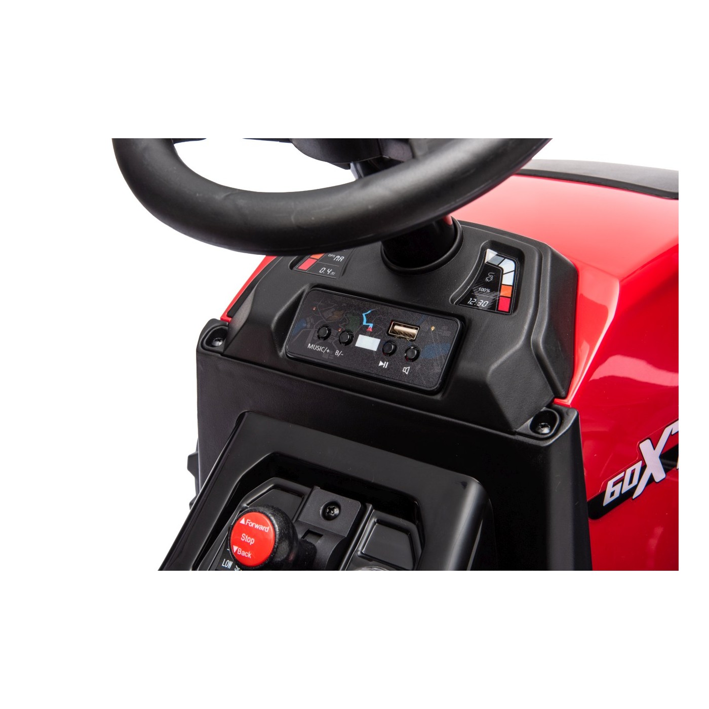 Traktor XT60 s přívěsem Červený