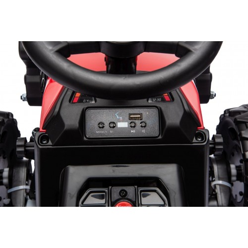 Traktor XT60 s přívěsem Červený
