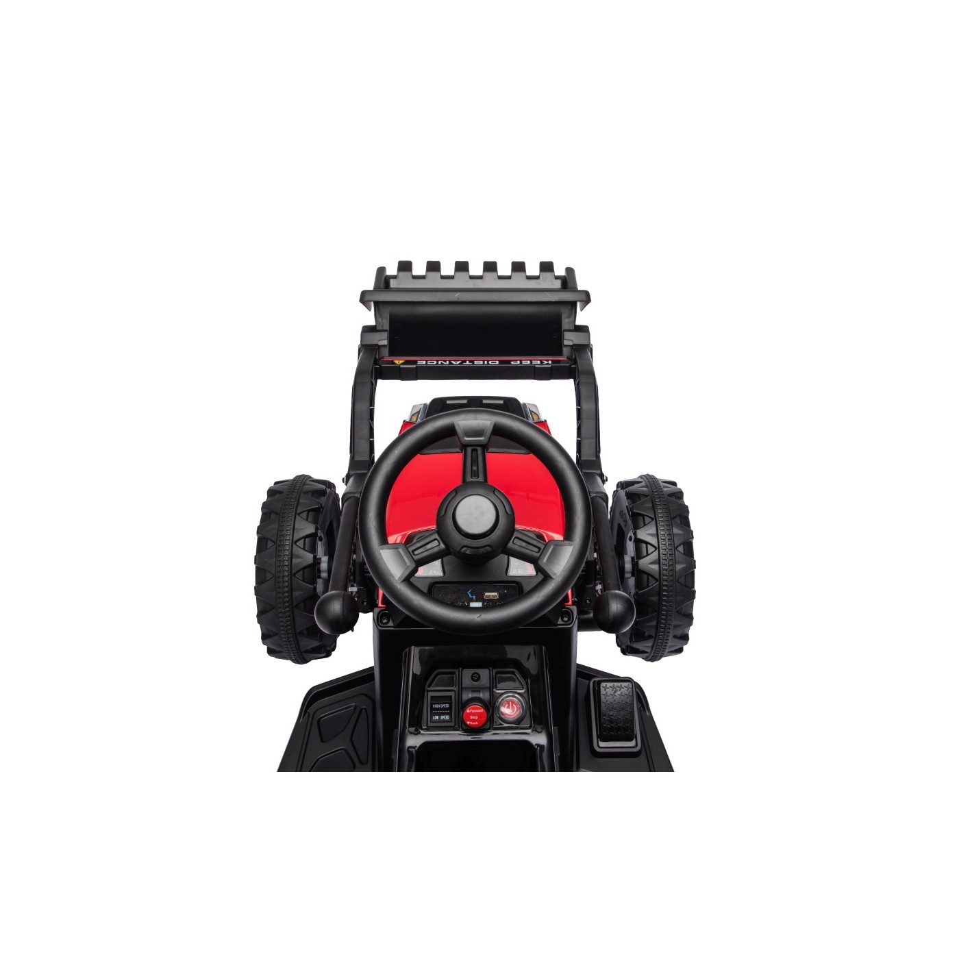 Traktor XT60 s přívěsem Červený