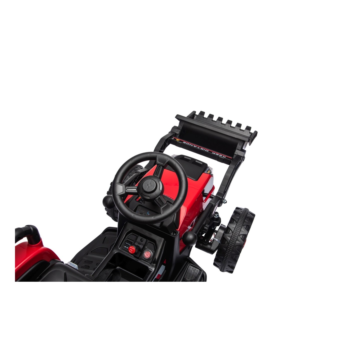 Traktor XT60 s přívěsem Červený