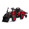 Traktor XT60 s přívěsem Červený
