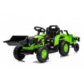 Traktor XT60 s přívěsem Zelený