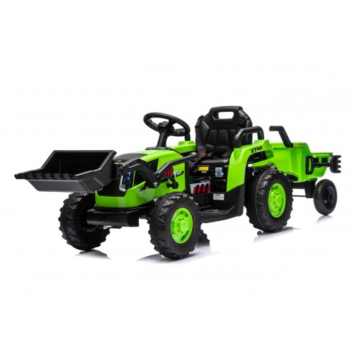 Traktor XT60 s přívěsem Zelený