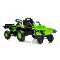 Traktor XT60 s přívěsem Zelený