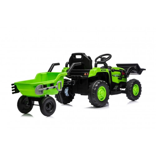 Traktor XT60 s přívěsem Zelený