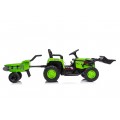 Traktor XT60 s přívěsem Zelený