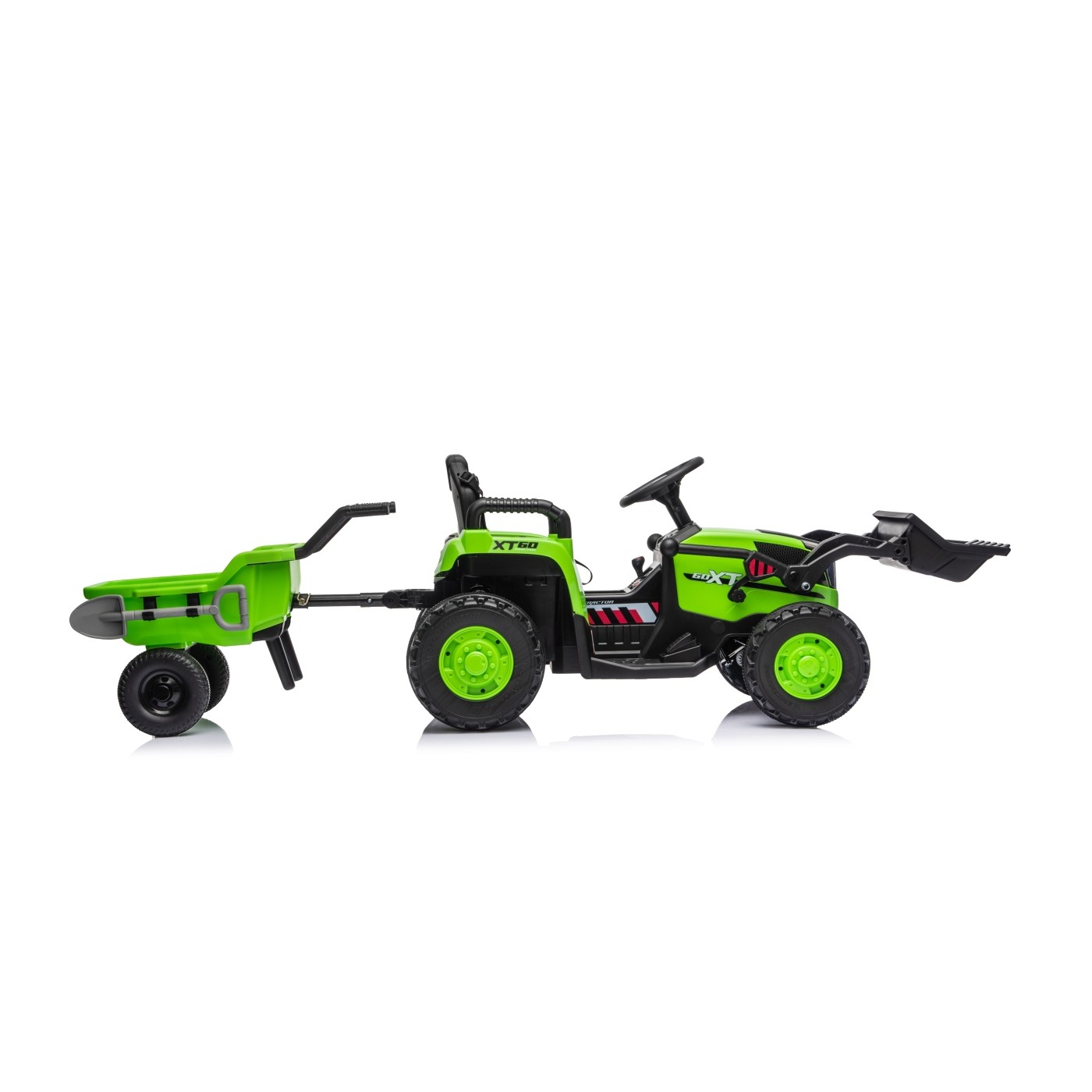 Traktor XT60 s přívěsem Zelený