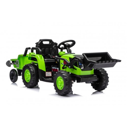 Traktor XT60 s přívěsem Zelený