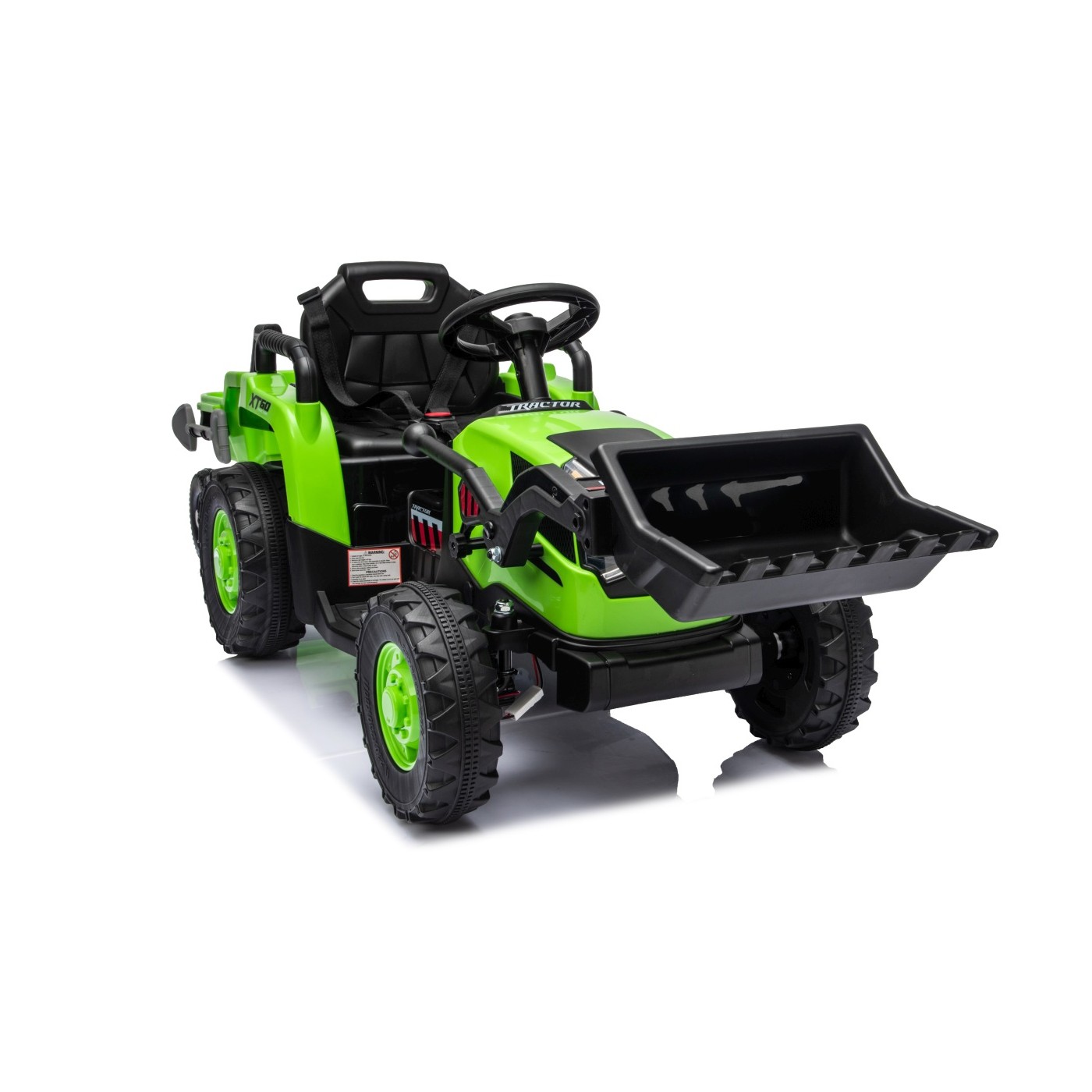 Traktor XT60 s přívěsem Zelený