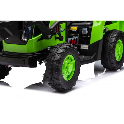 Traktor XT60 s přívěsem Zelený