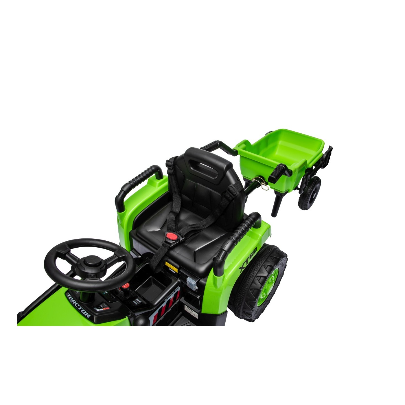 Traktor XT60 s přívěsem Zelený