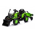 Traktor XT60 s přívěsem Zelený