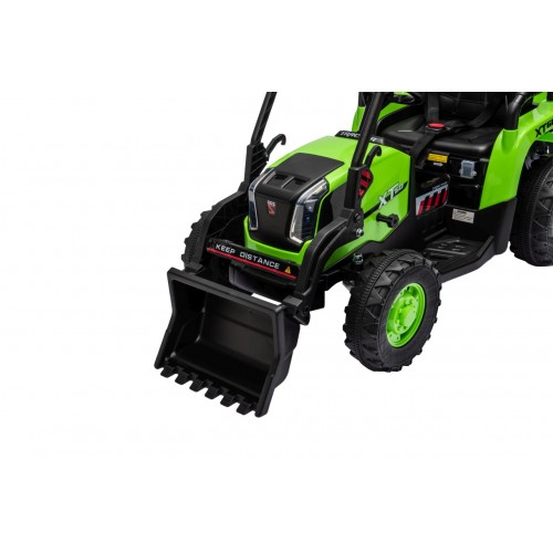 Traktor XT60 s přívěsem Zelený