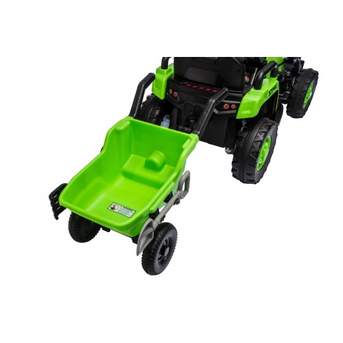 Traktor XT60 s přívěsem Zelený