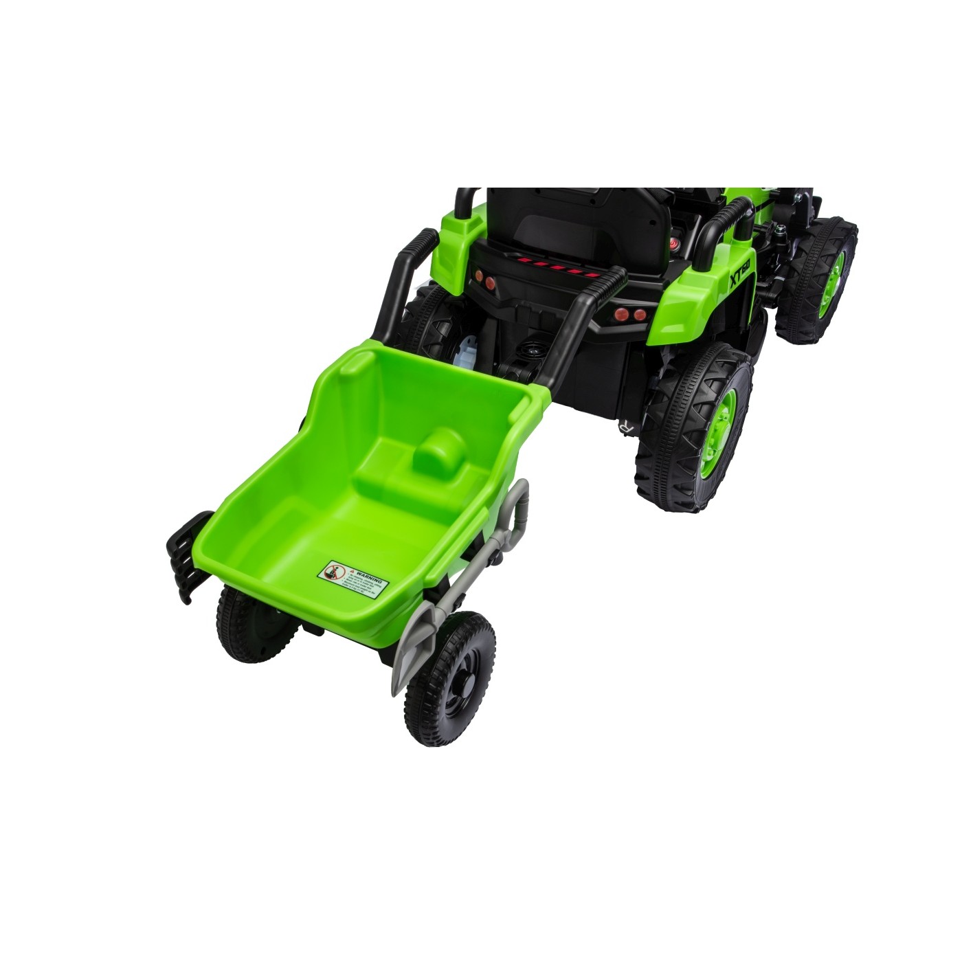 Traktor XT60 s přívěsem Zelený