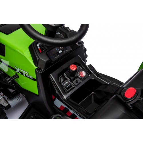 Traktor XT60 s přívěsem Zelený