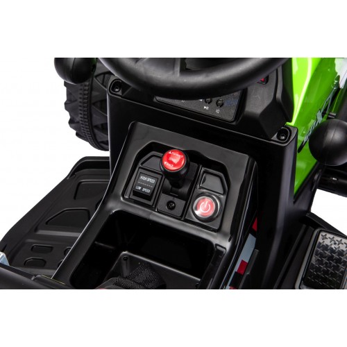 Traktor XT60 s přívěsem Zelený