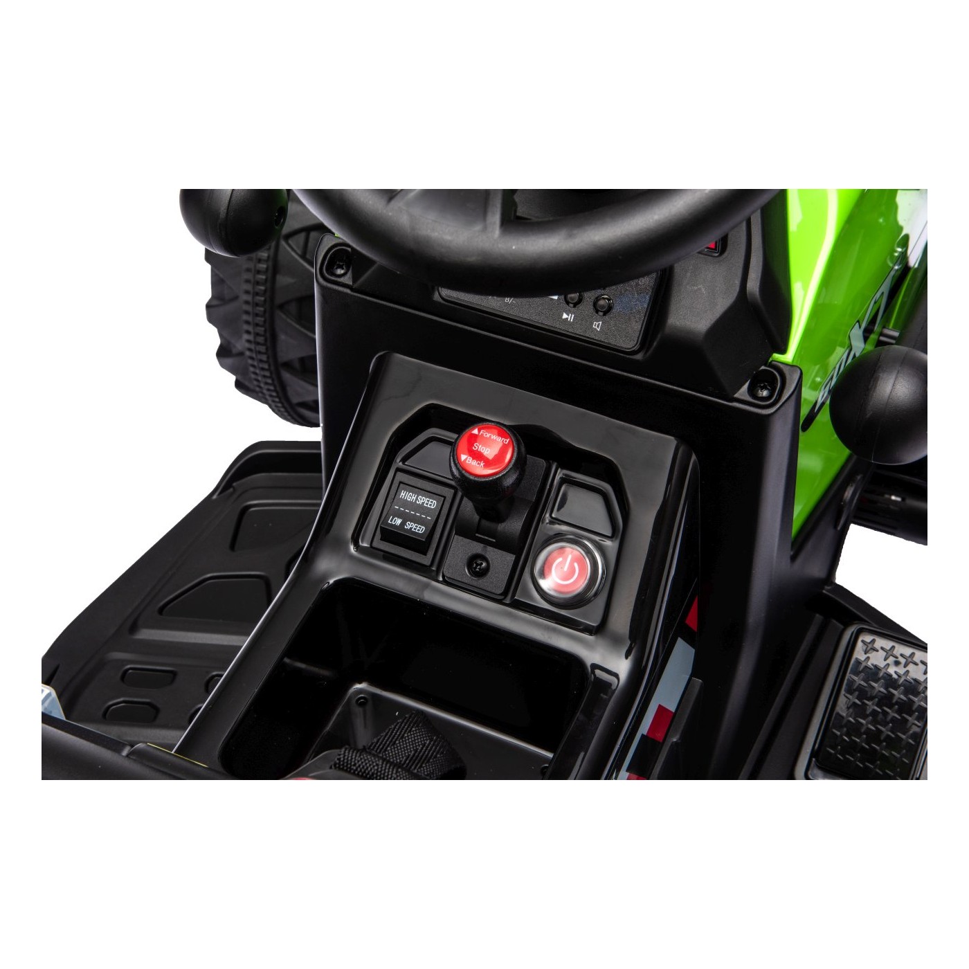 Traktor XT60 s přívěsem Zelený