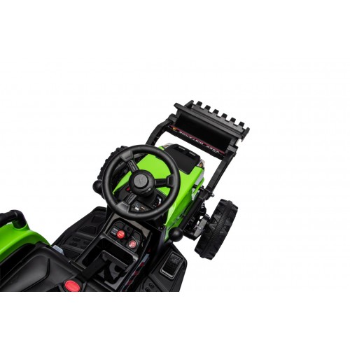 Traktor XT60 s přívěsem Zelený