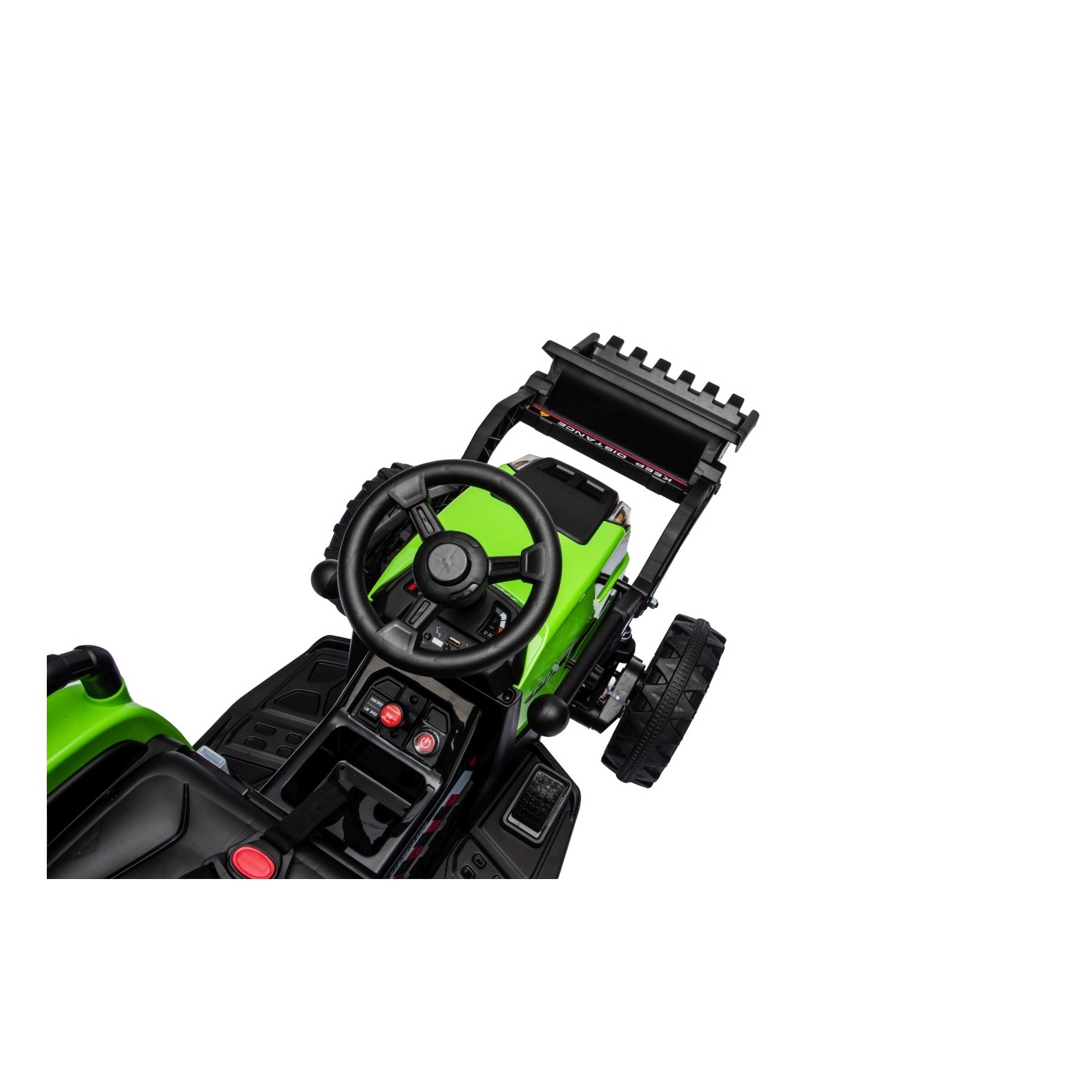 Traktor XT60 s přívěsem Zelený