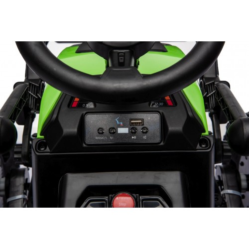 Traktor XT60 s přívěsem Zelený