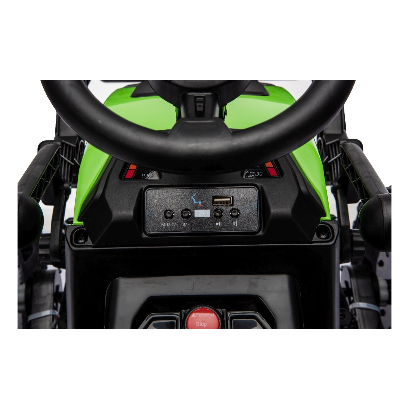 Traktor XT60 s přívěsem Zelený